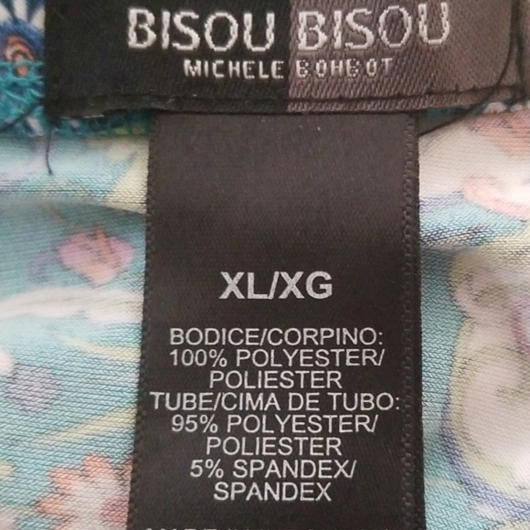 GUC Floral Print Top with Sheer Halter Overlay - Picture 5 of 6